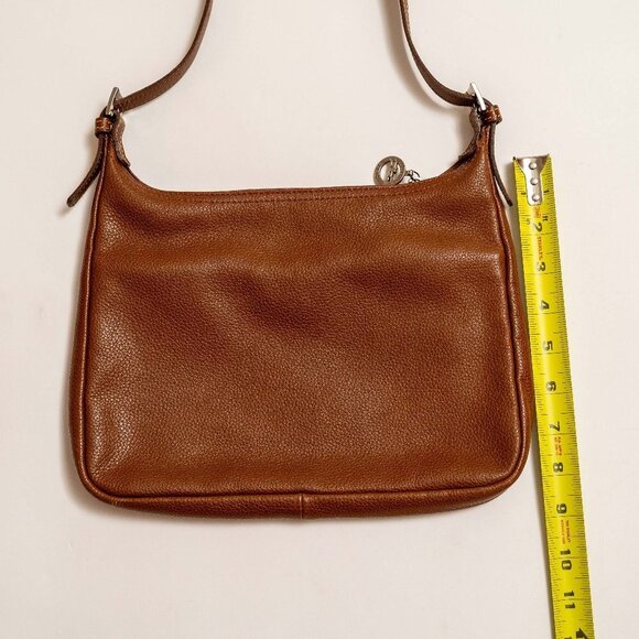 ~ FIRM PRICE ~ 
VINTAGE LONGCHAMP Camel Colored Leather Crossbody - Picture 7 of 16